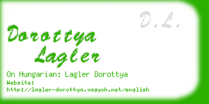 dorottya lagler business card